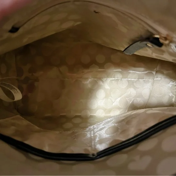 Vintage Y2K style Kate Spade Black Leather Handbag crossbody purse - Picture 6 of 16